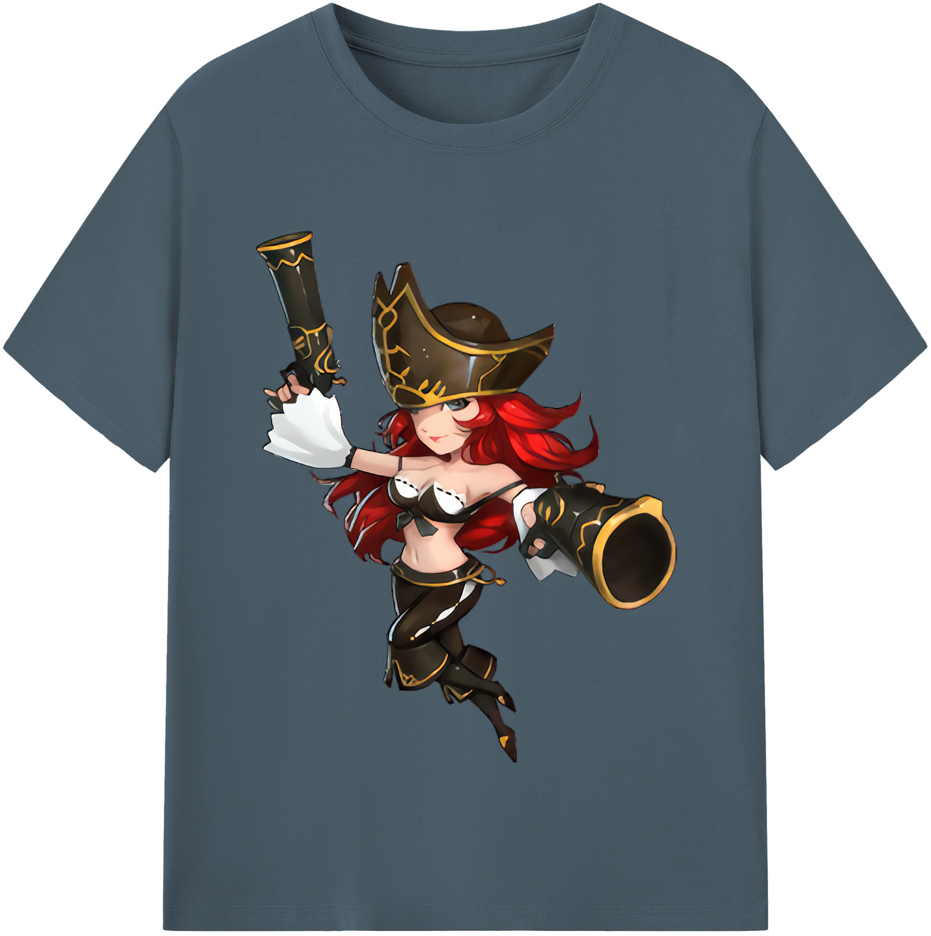 リーグ・オブ・レジェンド League of Legends LOL 綿100％半袖Tシャツ（フロントプリント）